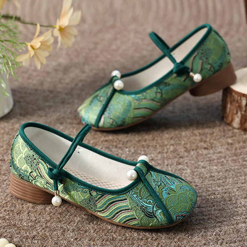 Women's Traditional Shoes Shihua 诗画 Chinese Increase Spring Summer Autumn
