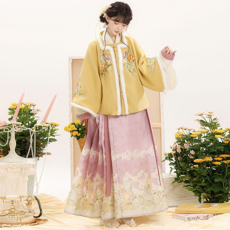 New Chinese Style Clothing Chunxin Nuanyu "暖玉" Women's Modern  Hanfu Winter Autumn