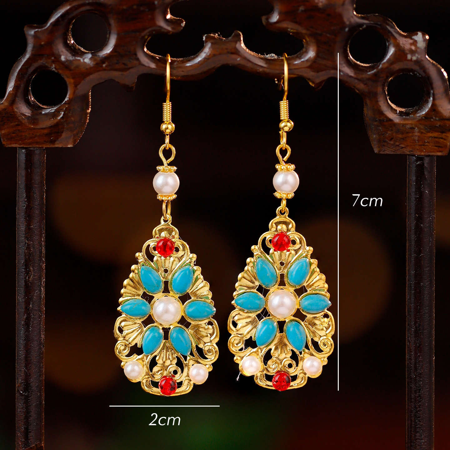 Traditional Chinese Earrings Xunxi 寻溪 Hanfu Historical Royal Accessories