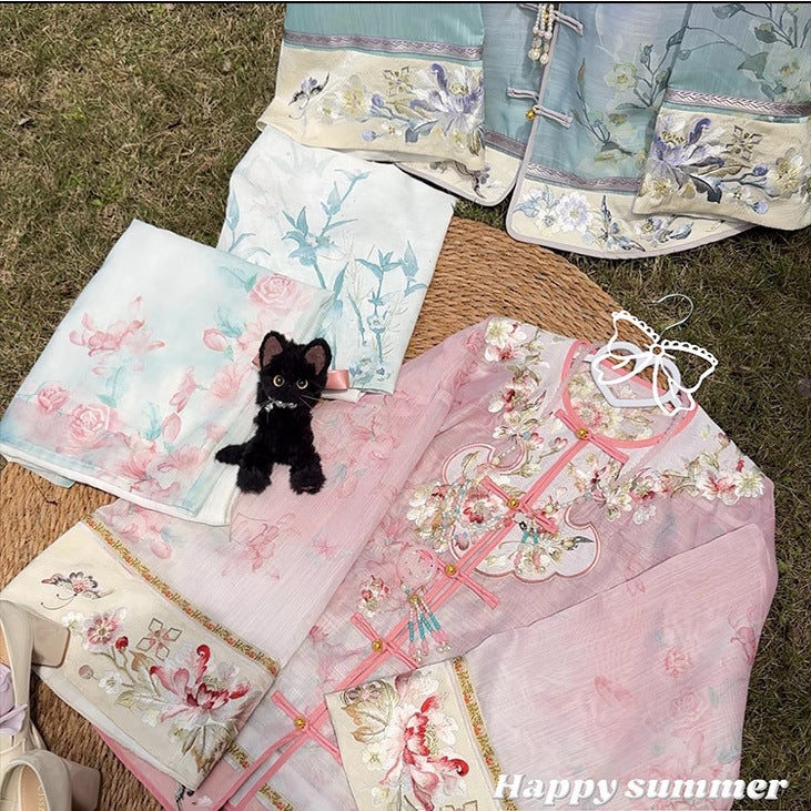 New Chinese Style Clothing Chunxin "春信" Women's Modern  Hanfu Spring Summer