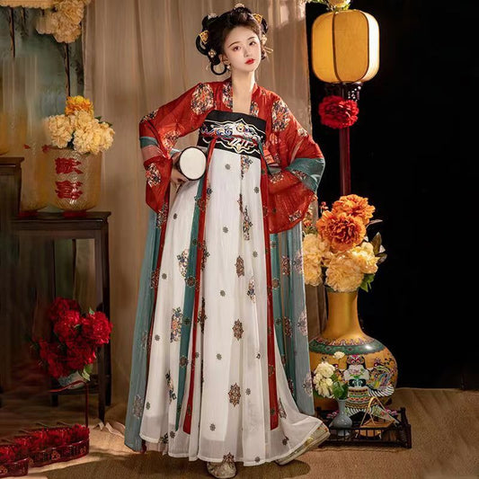 TANG Dynasty Dress Women's Changan City 长安城 Ruqun  Spring Summer Autumn