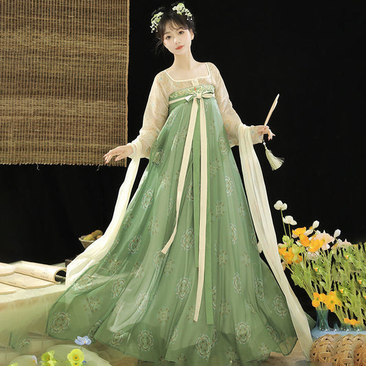 TANG Dynasty Dress Women's Fuhuameng 浮华梦 Ruqun  Spring Summer Autumn