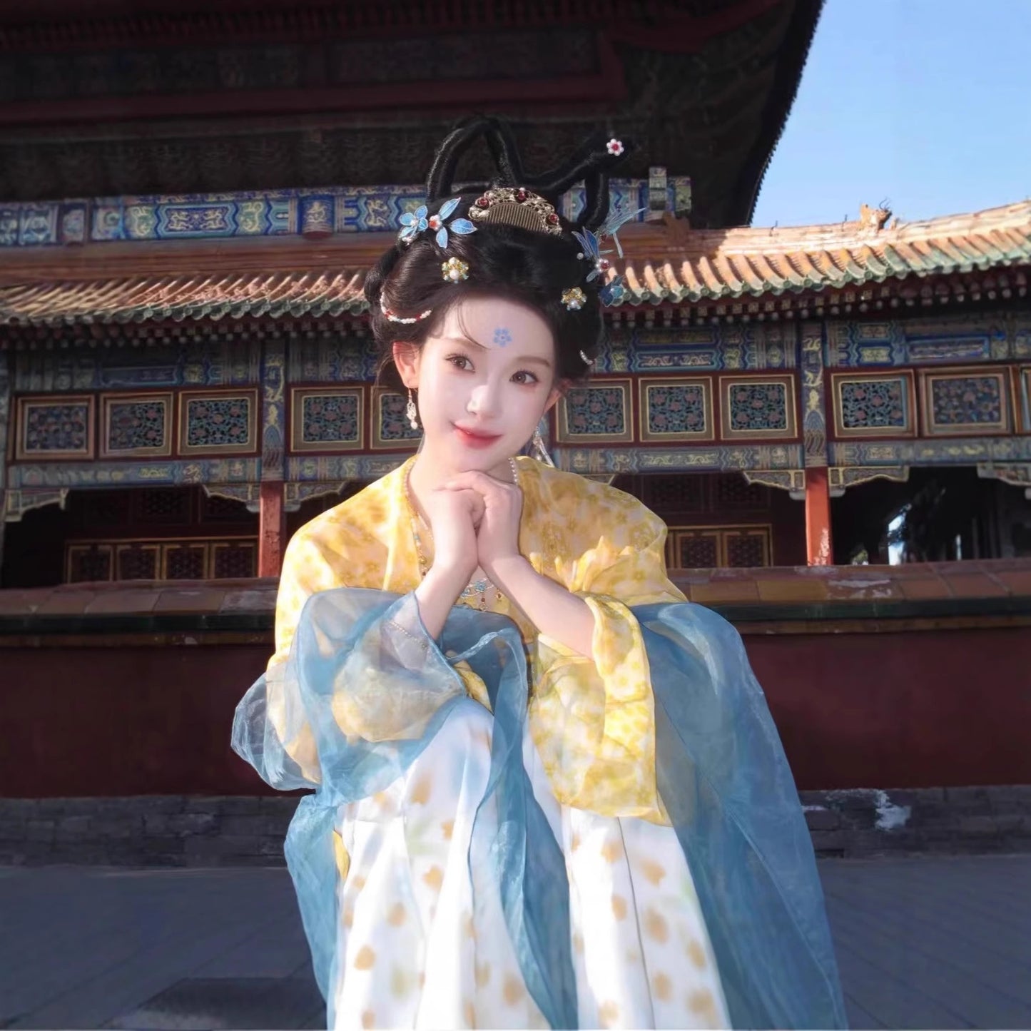 TANG Dynasty Dress Women's Yuegui 月桂 Ruqun  Hanfu Clothing Spring Summer Autumn