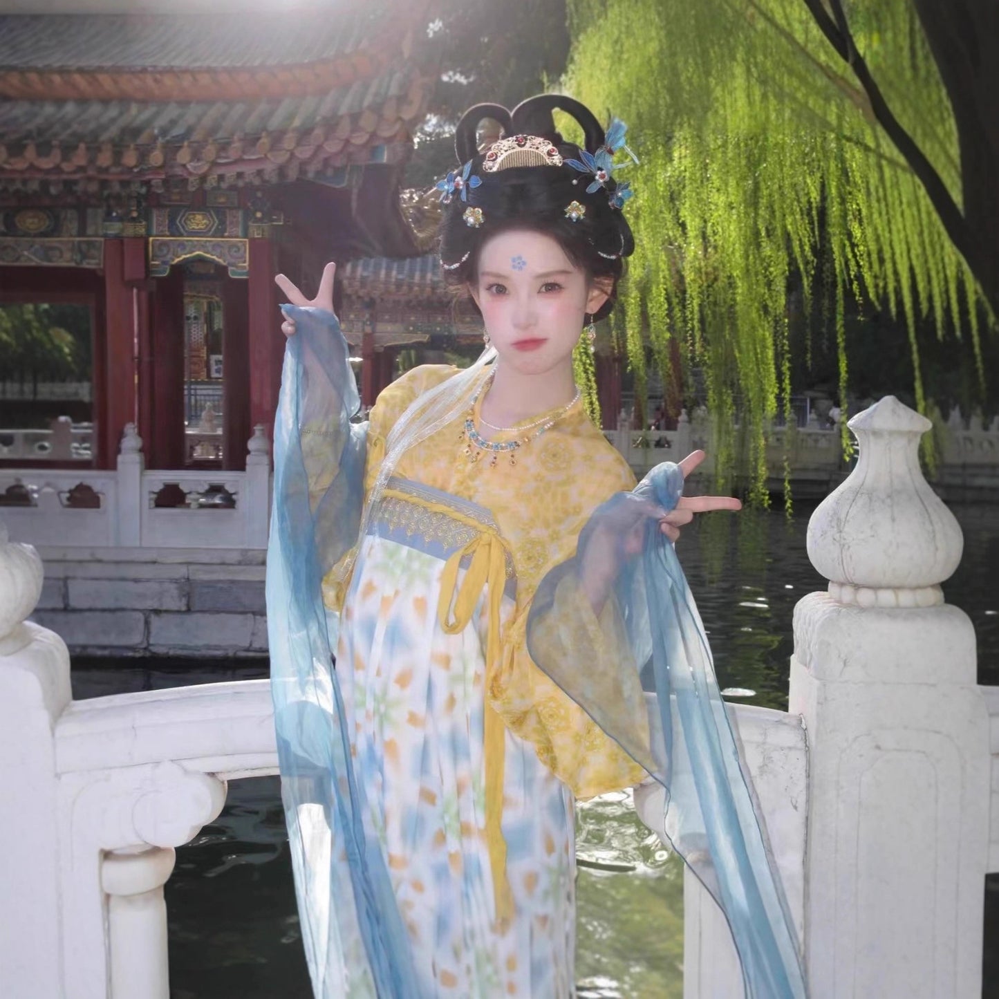 TANG Dynasty Dress Women's Yuegui 月桂 Ruqun  Hanfu Clothing Spring Summer Autumn