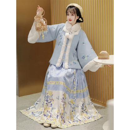 New Chinese Style Clothing Chunxin Lanting "兰亭" Women's Modern  Hanfu Winter Autumn