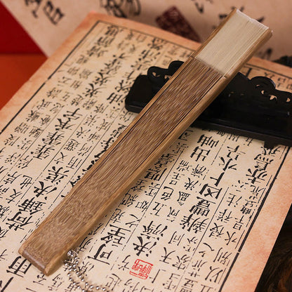 Traditional Chinese Narrow Edged Folding Fan