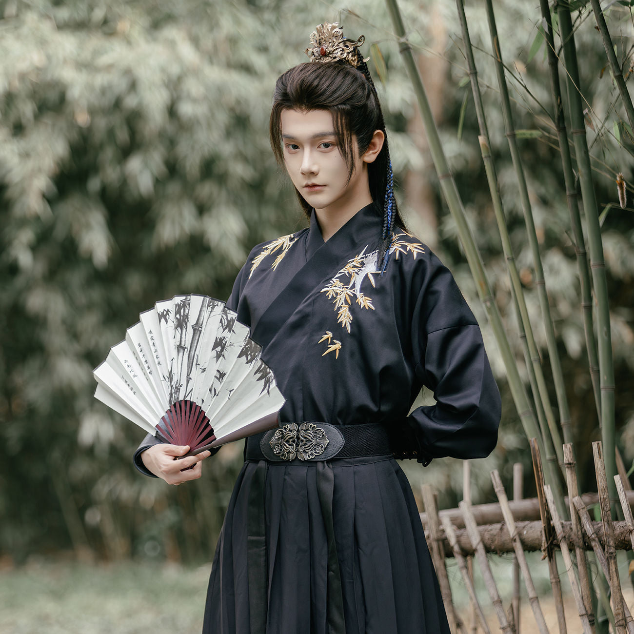 Weijin Dynasty XIA 侠 Men's Hanfu Qingzhu 清竹 Male Traditional Chinese Clothing Spring Summer Autumn