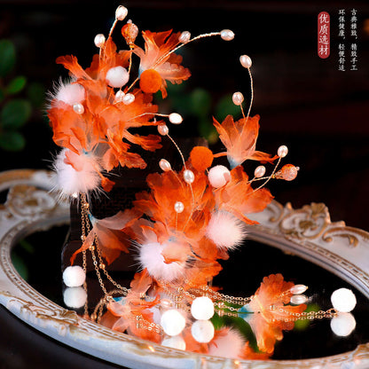 Traditional Chinese Hair jewelry Aini 艾霓 Hanfu Historical Headgear