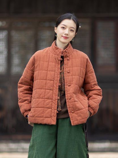 Linen Coat Xiyuan "息缘" Han Element Clothing Women's Modern Hanfu Winter Autumn