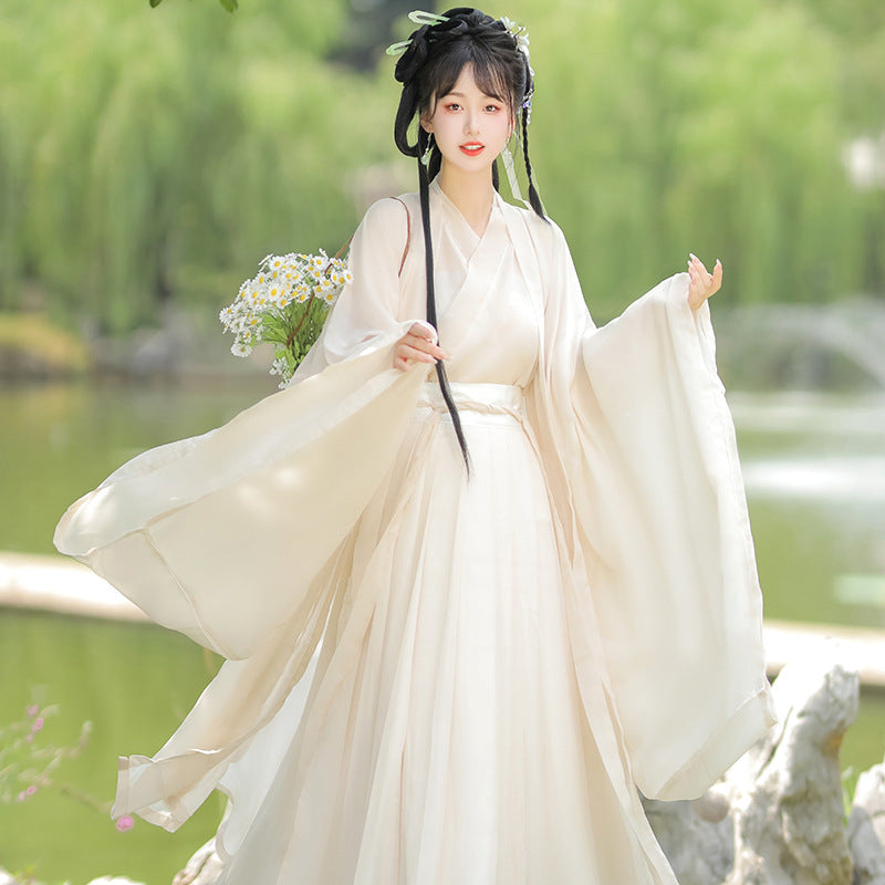 Weijin Dynasty Women's Dress Xiachenwan 侠尘婉 Traditional XIA 侠 Chinese Hanfu Clothing Spring Summer Autumn
