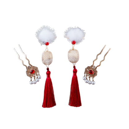 Traditional Chinese Hair jewelry Liusu 流苏 Hanfu Historical Headgear