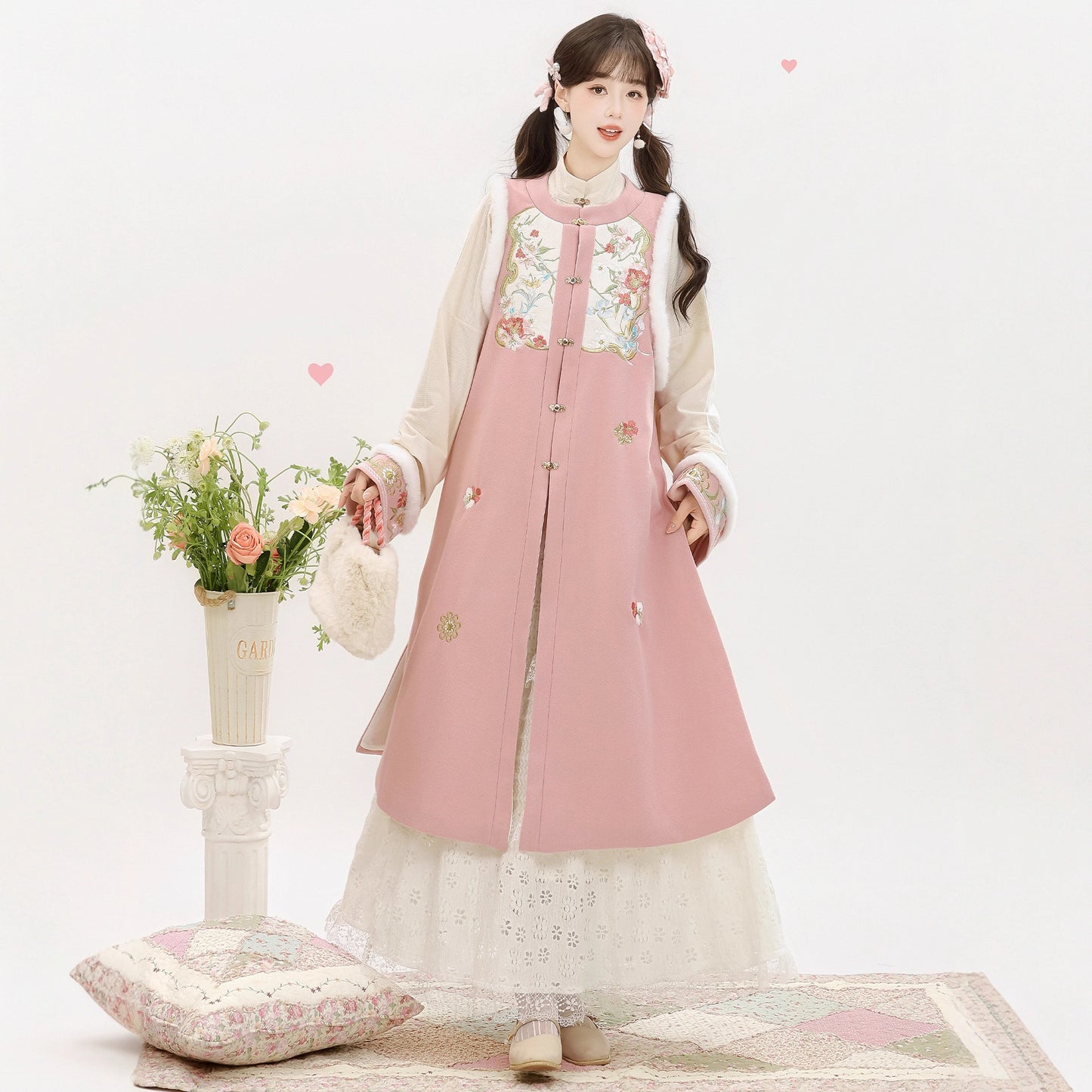 New Chinese Style Clothing Chunxin Fendai "粉黛" Women's Modern  Hanfu Winter Autumn
