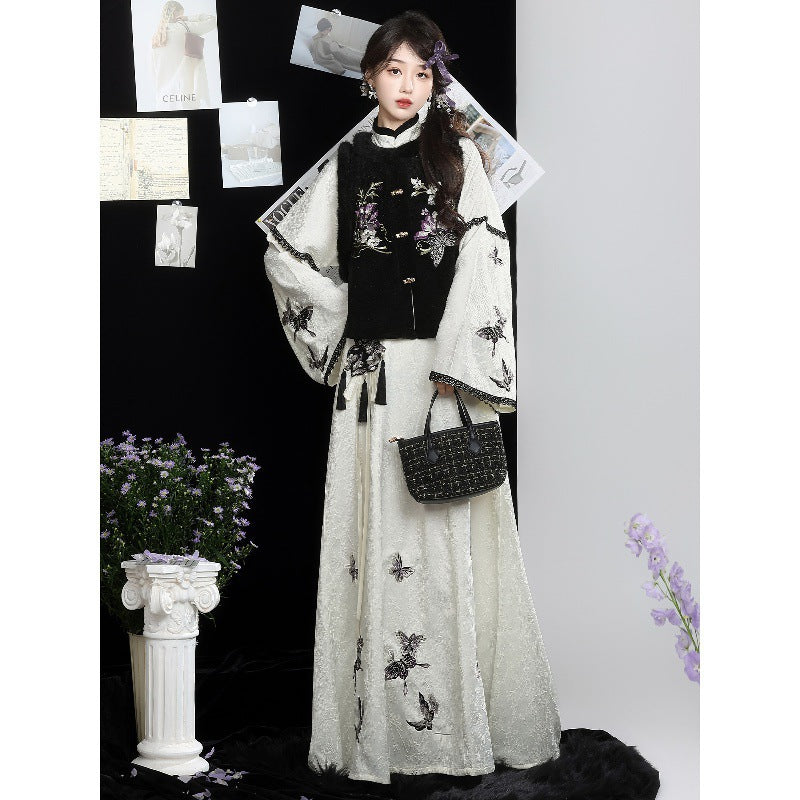 New Chinese Style Clothing Chunxin Mengxiao "梦晓" Women's Modern  Hanfu Winter Autumn