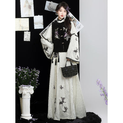New Chinese Style Clothing Chunxin Mengxiao "梦晓" Women's Modern  Hanfu Winter Autumn
