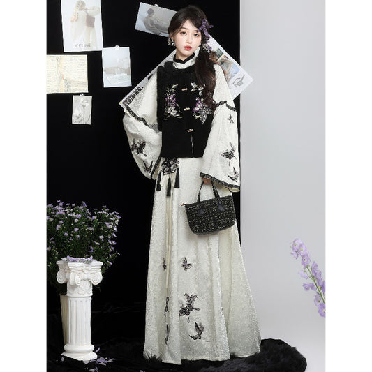 New Chinese Style Clothing Chunxin Mengxiao "梦晓" Women's Modern  Hanfu Winter Autumn