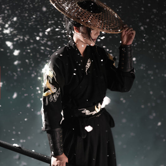 Weijin Dynasty XIA 侠 Men's Hanfu Qingzhu 清竹 Male Traditional Chinese Clothing Spring Summer Autumn