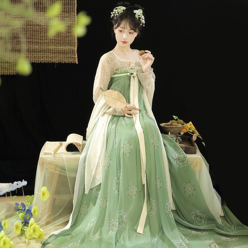 TANG Dynasty Dress Women's Fuhuameng 浮华梦 Ruqun  Hanfu Clothing Spring Summer Autumn