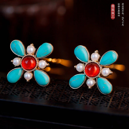 Traditional Chinese Hair jewelry Wangrong 望容 Hanfu Historical Headgear