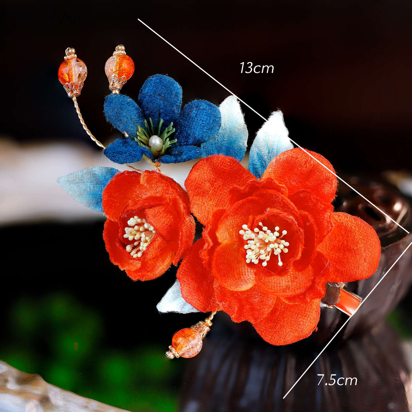 Traditional Chinese Hair jewelry Qiuyu 秋玉 Hanfu Historical Headgear