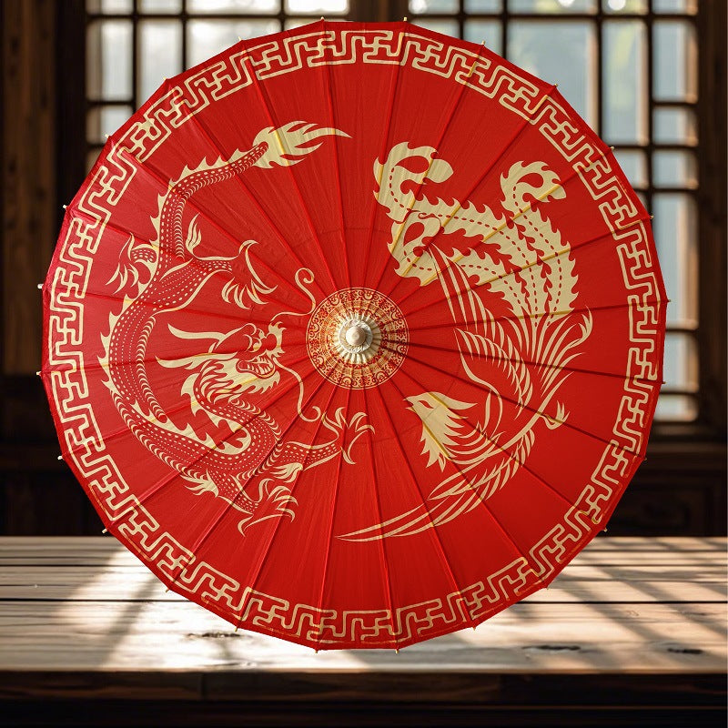 Traditional Chinese Bamboo Oil-paper Umbrella Xi 囍 Chinese Wedding