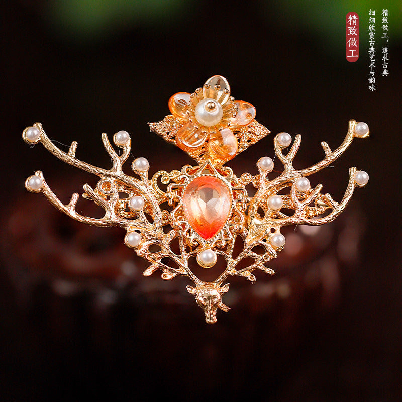 Traditional Chinese Hair jewelry Sibo 思伯 Hanfu Historical Headgear