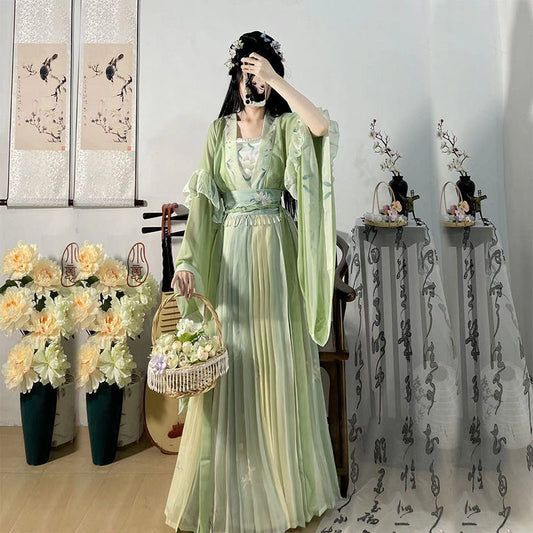 WEIJIN Dynasty Hanfu Women's Qingyi 清逸 Skirt Spring Summer Autumn