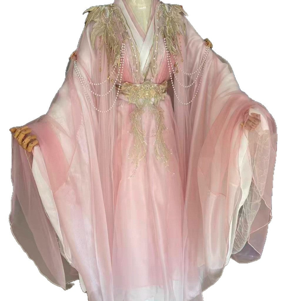 XIAN 仙 Chinese Clothing Jinfennichang 金粉霓裳 Women's  Traditional Thicken Velvet Hanfu Autumn Winter