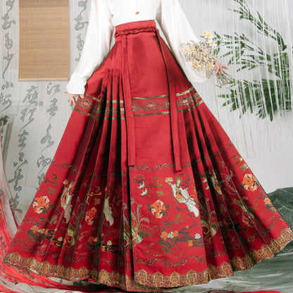 Mamian Skirts Furongfeixian 芙蓉飞仙 Women's Traditional Clothing Chinese Hanfu