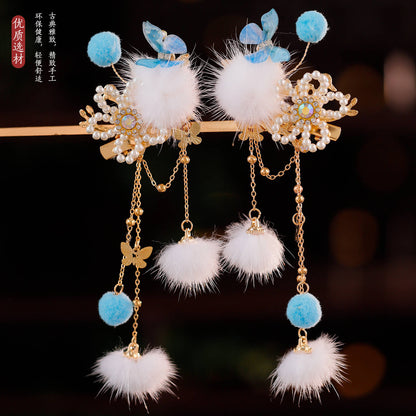Traditional Chinese Hair jewelry Yiwen 依温 Hanfu Historical Headgear