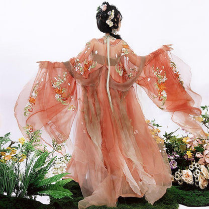 TANG Dynasty Dress Women's Liuxiangyingxiu 榴香盈袖 Ruqun  Hanfu Clothing Spring Summer Autumn