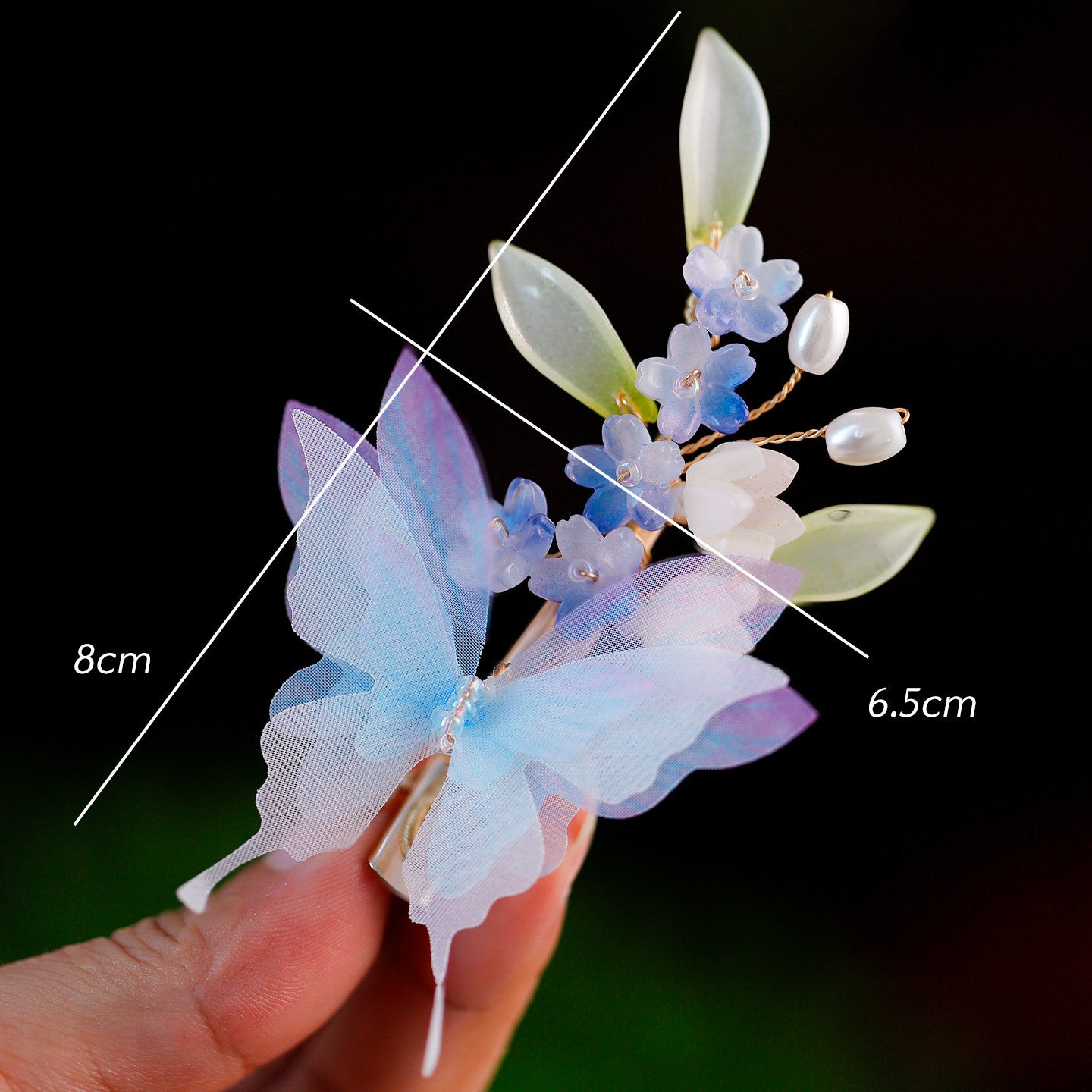 Traditional Chinese Hair jewelry Muye 牧夜 Hanfu Historical Headgear