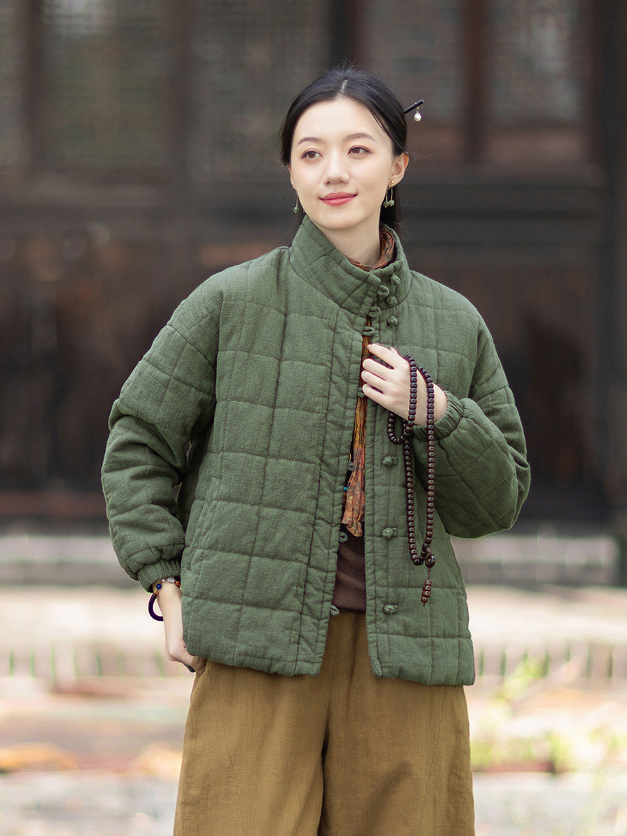 Linen Coat Xiyuan "息缘" Han Element Clothing Women's Modern Hanfu Winter Autumn