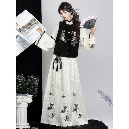 New Chinese Style Clothing Chunxin Mengxiao "梦晓" Women's Modern  Hanfu Winter Autumn