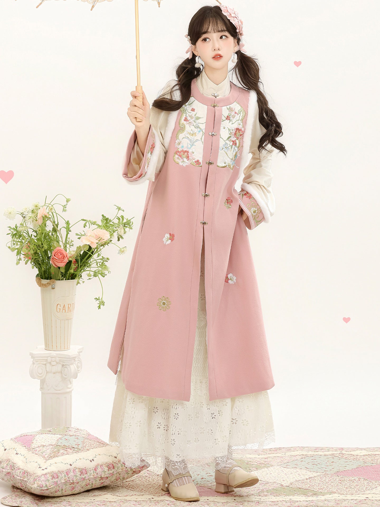 New Chinese Style Clothing Chunxin Fendai "粉黛" Women's Modern  Hanfu Winter Autumn