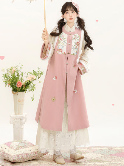New Chinese Style Clothing Chunxin Fendai "粉黛" Women's Modern  Hanfu Winter Autumn
