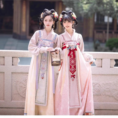 TANG Dynasty Clothing Famensi 法门寺 Ruqun Women's Chinese Traditional Thicken Velvet Hanfu Autumn Winter