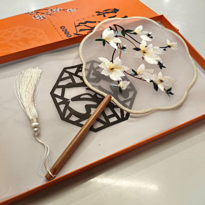 Traditional Chinese Translucent  Fan Tuanshan 团扇