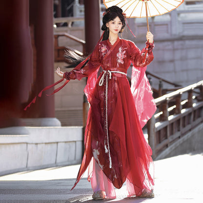 XIA 侠 Women's Dress Xiaodongxie 小东邪 Traditional Chinese Hanfu Cos Clothing Spring Summer Autumn