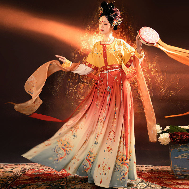 TANG Dynasty Skirt Women's Jianan 迦南 Hanfu Clothing  Spring Summer Autumn