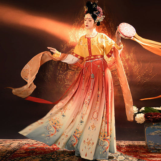 TANG Dynasty Skirt Women's Jianan 迦南 Hanfu   Spring Summer Autumn