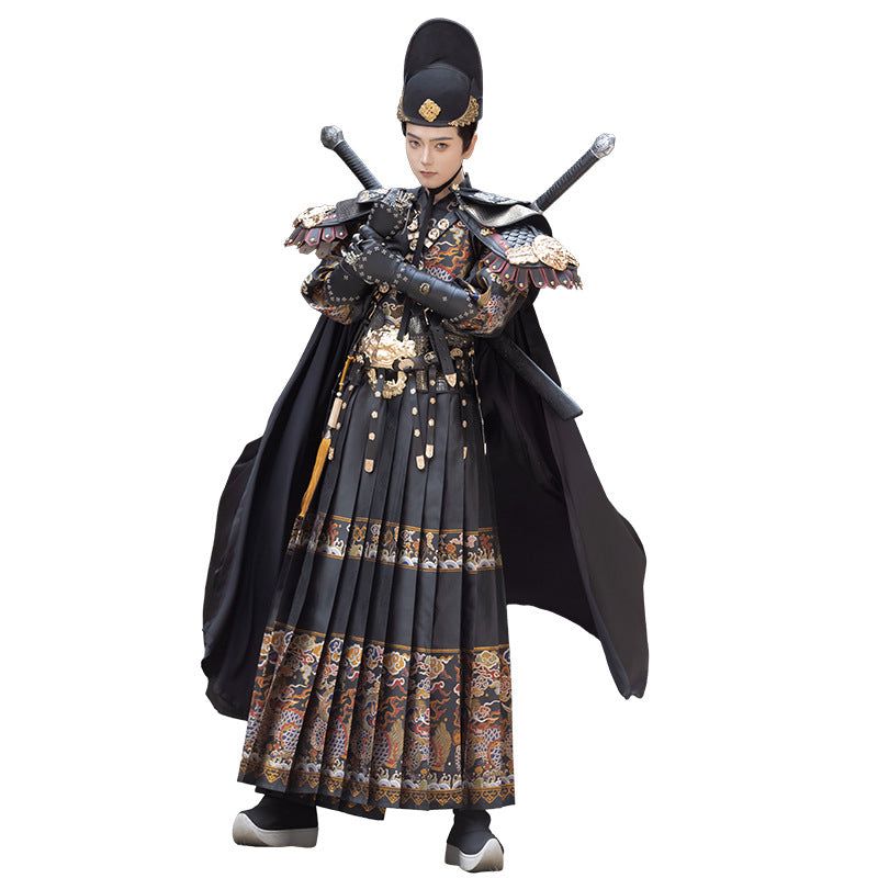 Ming Dynasty Dress Men Feiyu suit Hanfu Cos Clothing Male Longmenfeijia 龙门飞甲