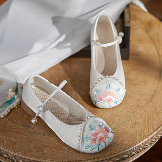 Women's Traditional Shoes Chenxiang 沉香 Chinese Increase Spring Summer Autumn