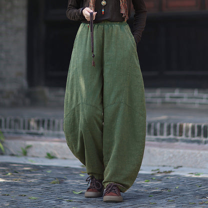 Linen Pants Anran "安然" Han Element Clothing Women's Modern Hanfu Spring Autumn