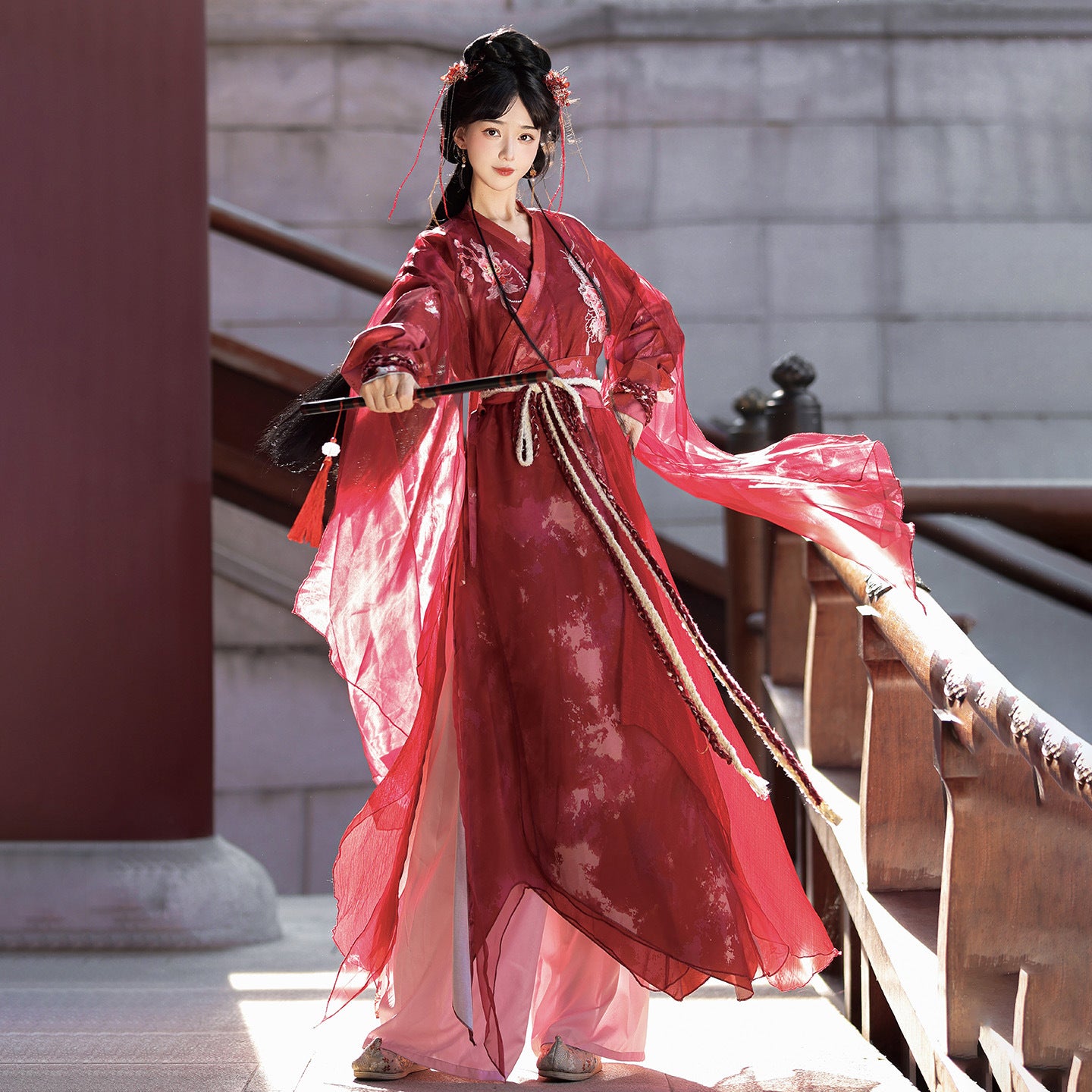 XIA 侠 Women's Dress Xiaodongxie 小东邪 Traditional Chinese Hanfu Cos Clothing Spring Summer Autumn