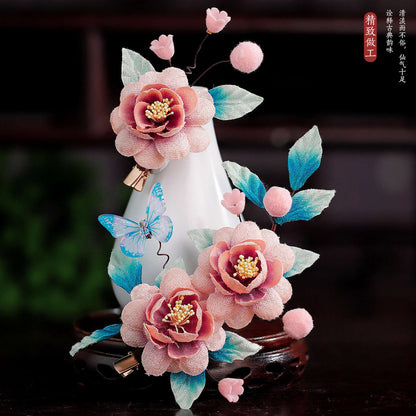 Traditional Chinese Hair jewelry Zhilu 芝露 Hanfu Historical Headgear