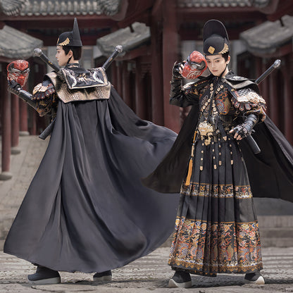 Ming Dynasty Dress Men Feiyu suit Hanfu Cos Clothing Male Longmenfeijia 龙门飞甲