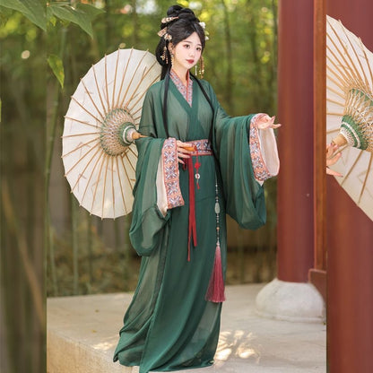 Warring States Clothing Women's Hanfu Clothing Mengyu 梦域 Spring Summer Autumn
