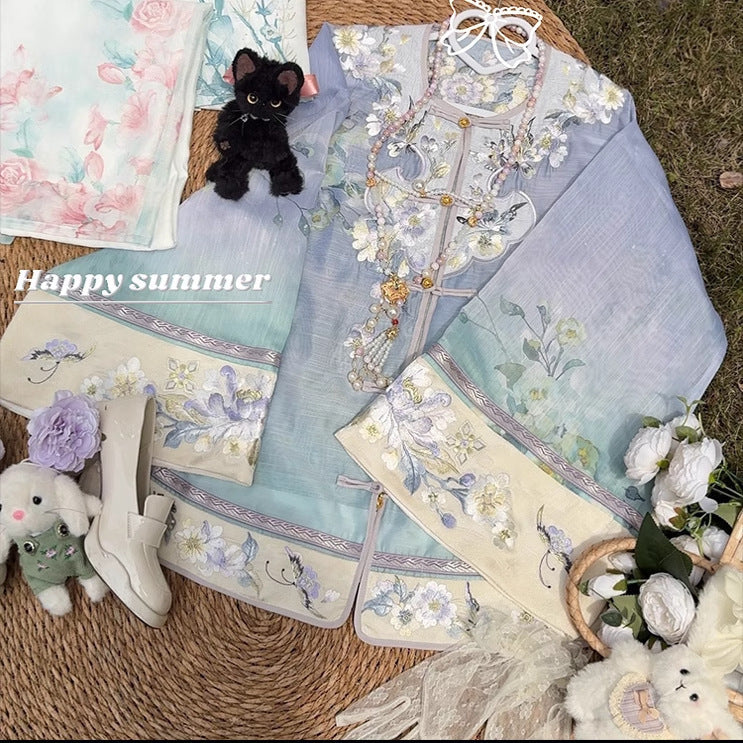 New Chinese Style Clothing Chunxin "春信" Women's Modern  Hanfu Spring Summer