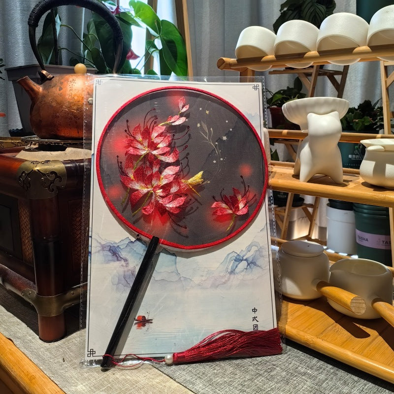 Traditional Chinese Translucent  Fan Tuanshan 团扇