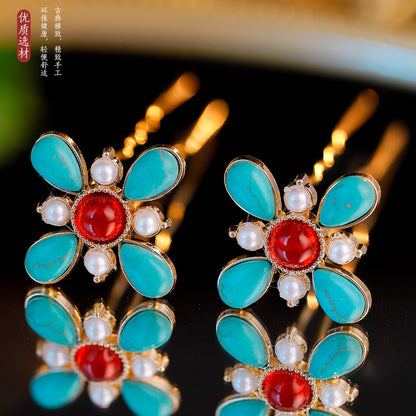 Traditional Chinese Hair jewelry Wangrong 望容 Hanfu Historical Headgear